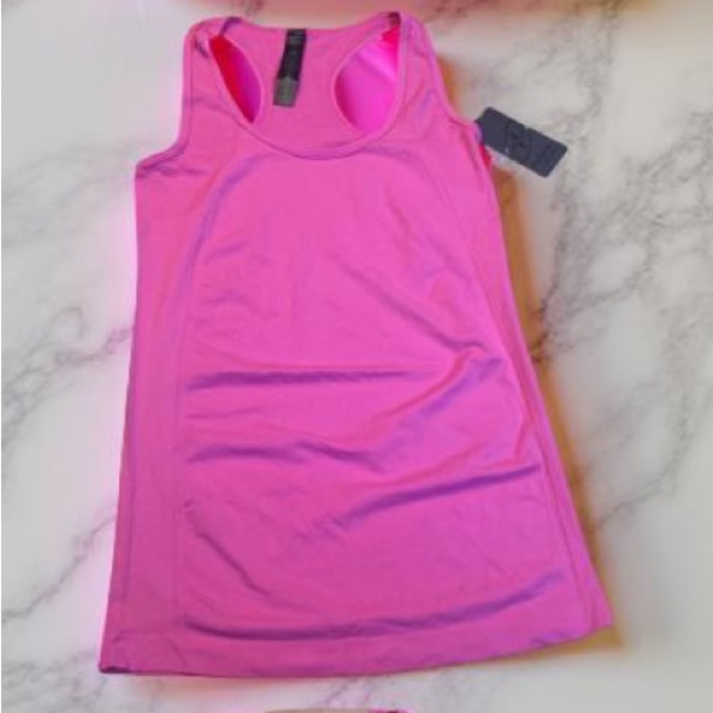 Activewear Pink Racer-Back Tank Top NWT